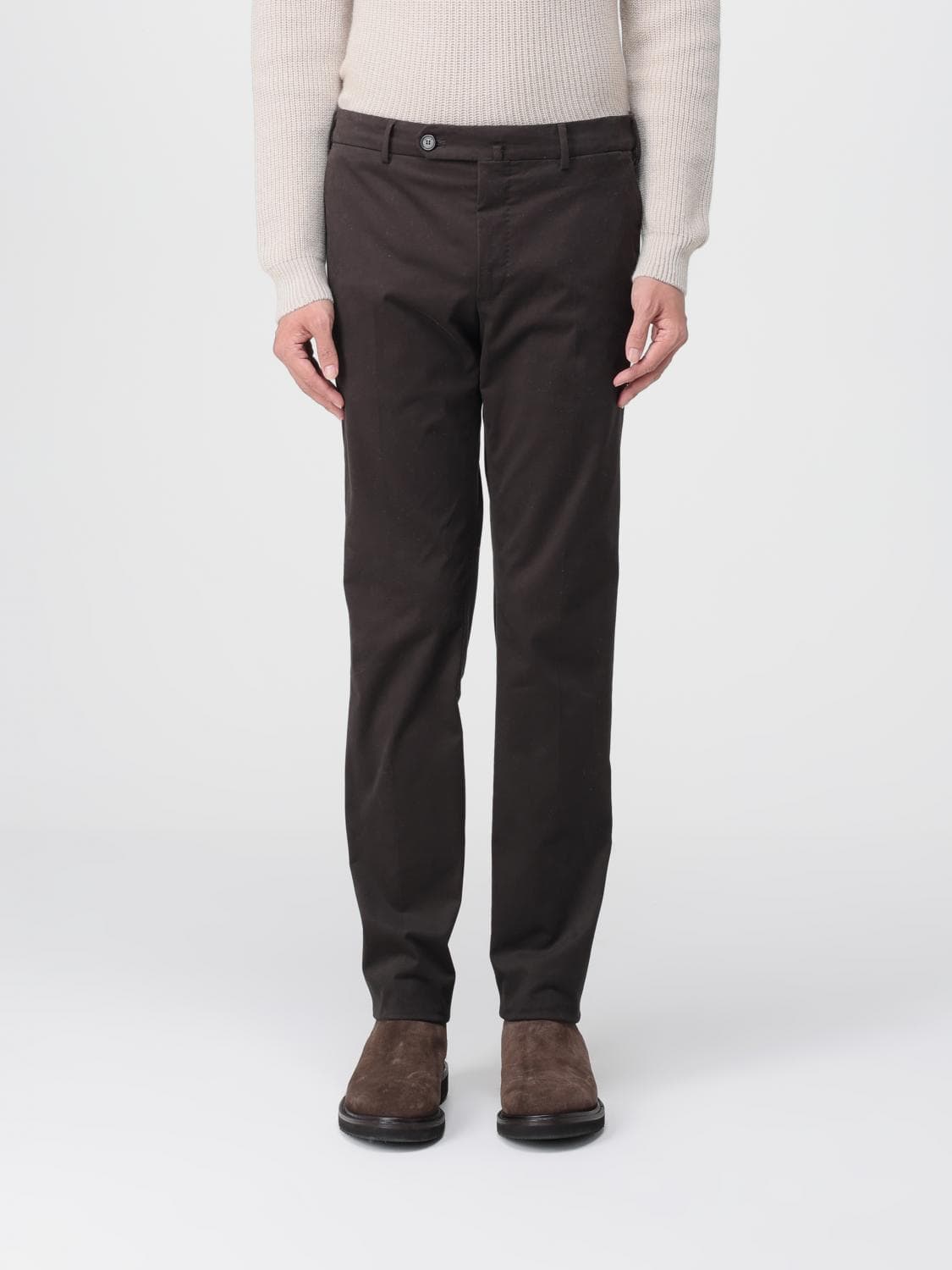 Incotex Pants Men color Brown