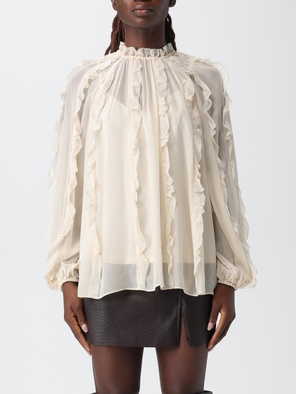Zimmermann Top Woman color Beige