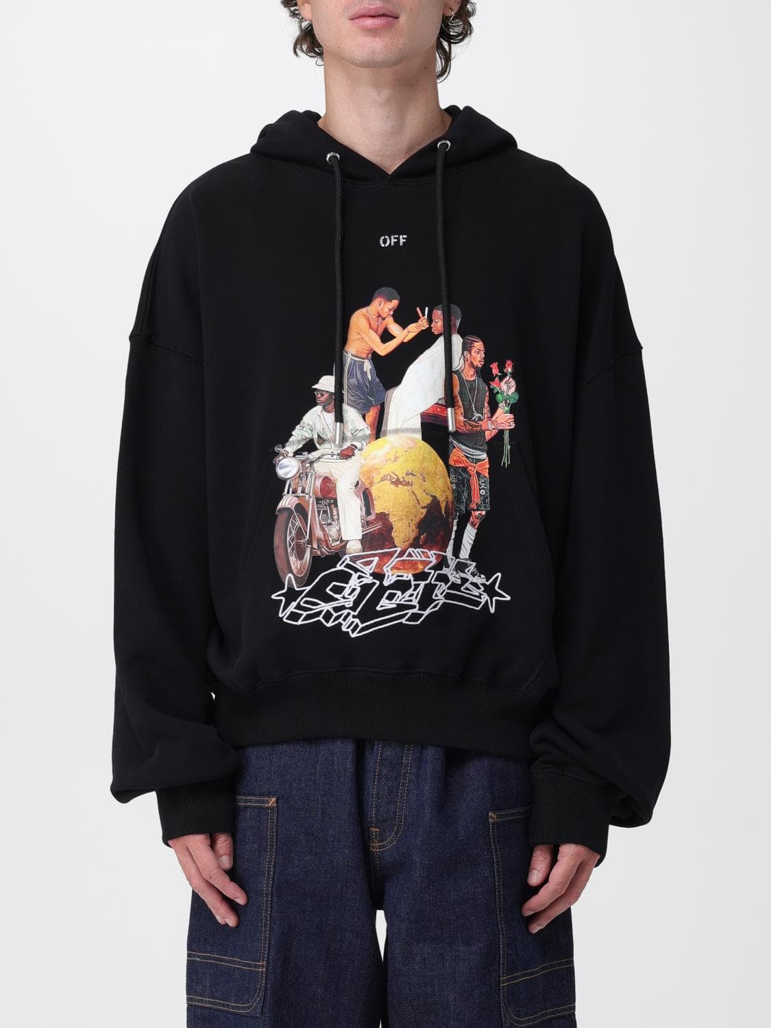 Off-White Sweatshirt Men color Black