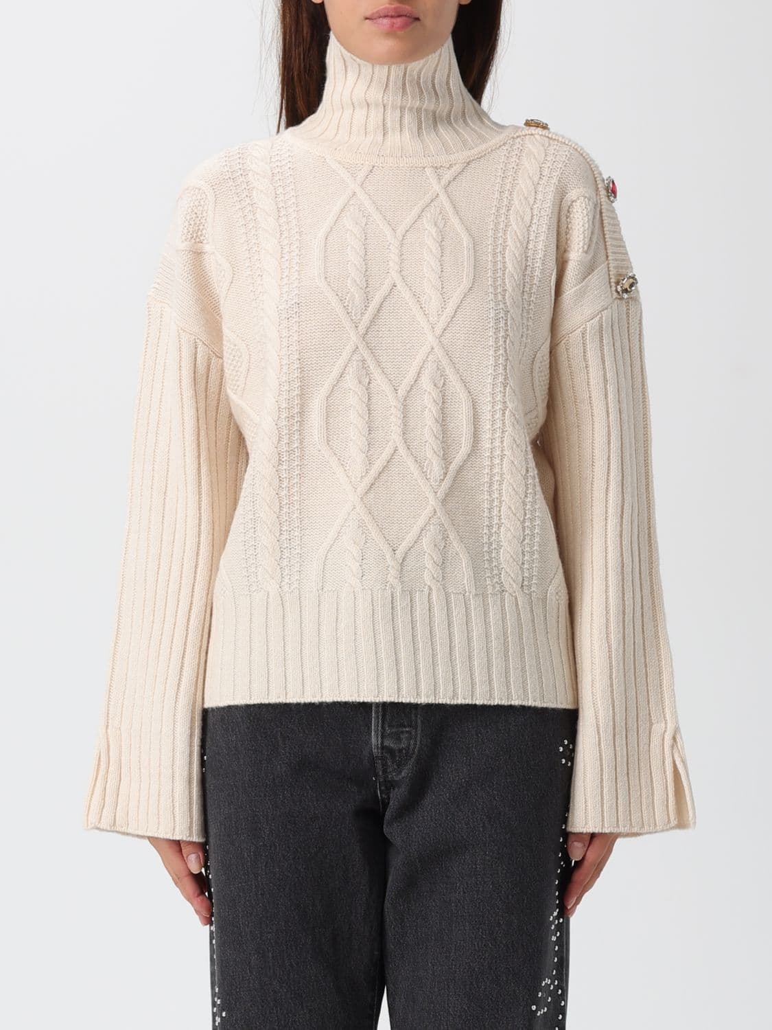 Liu Jo Sweater Woman color Yellow Cream