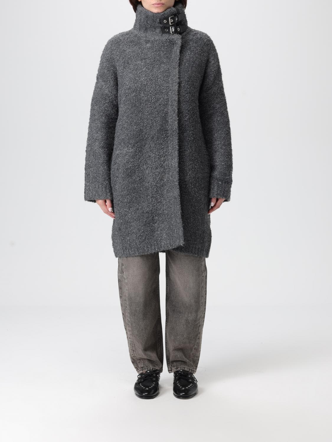 Liu Jo Coat Woman color Grey