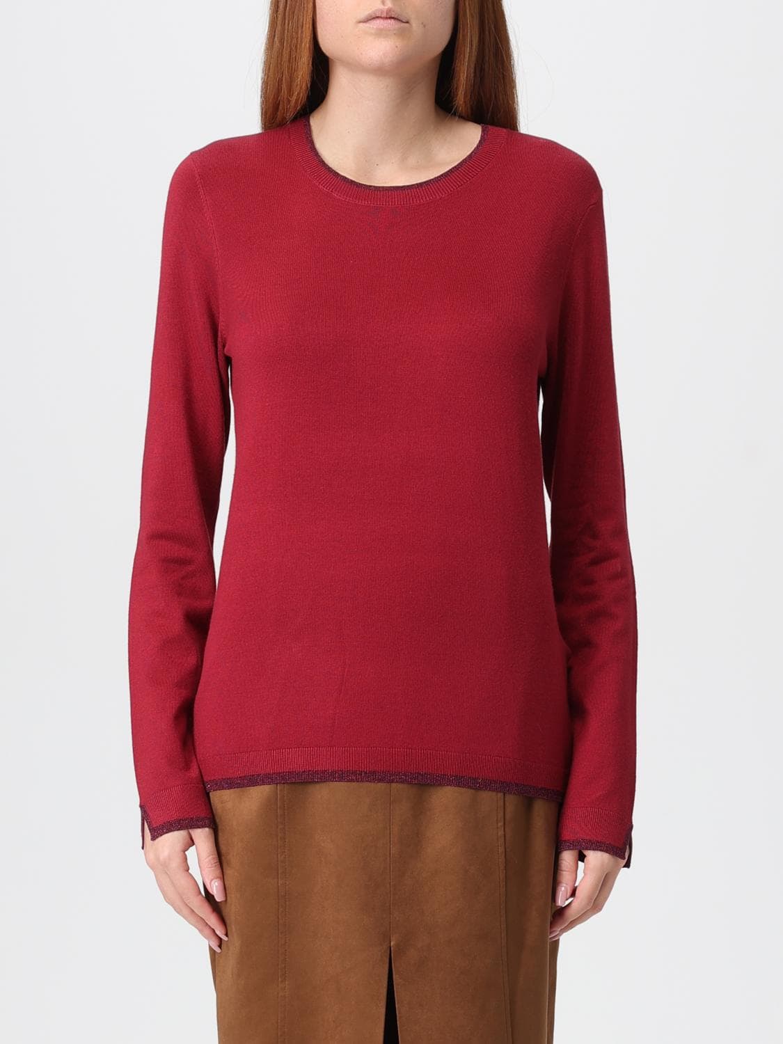 Liu Jo Sweater Woman color Ruby