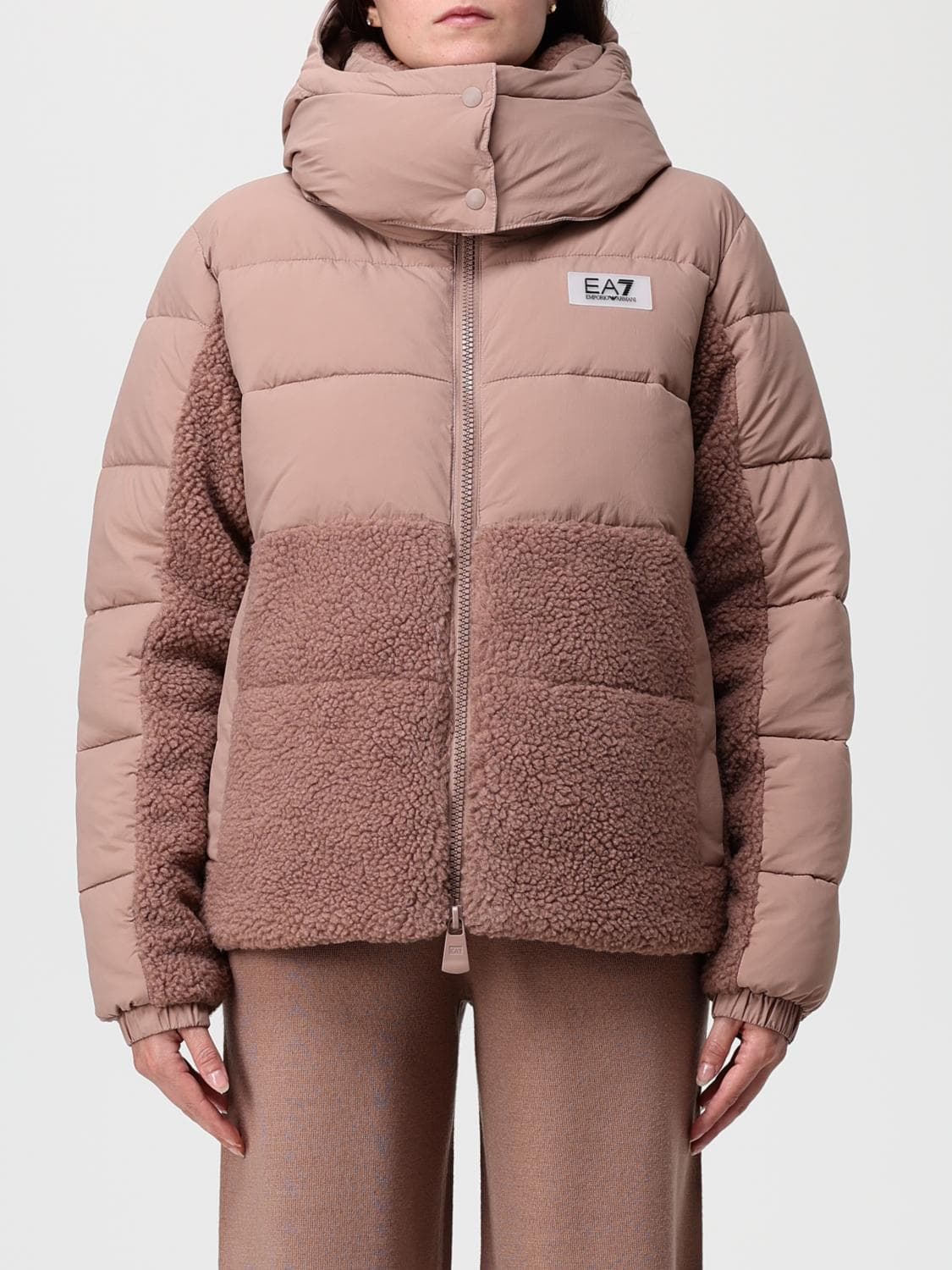 Ea7 Jacket Woman color Pink