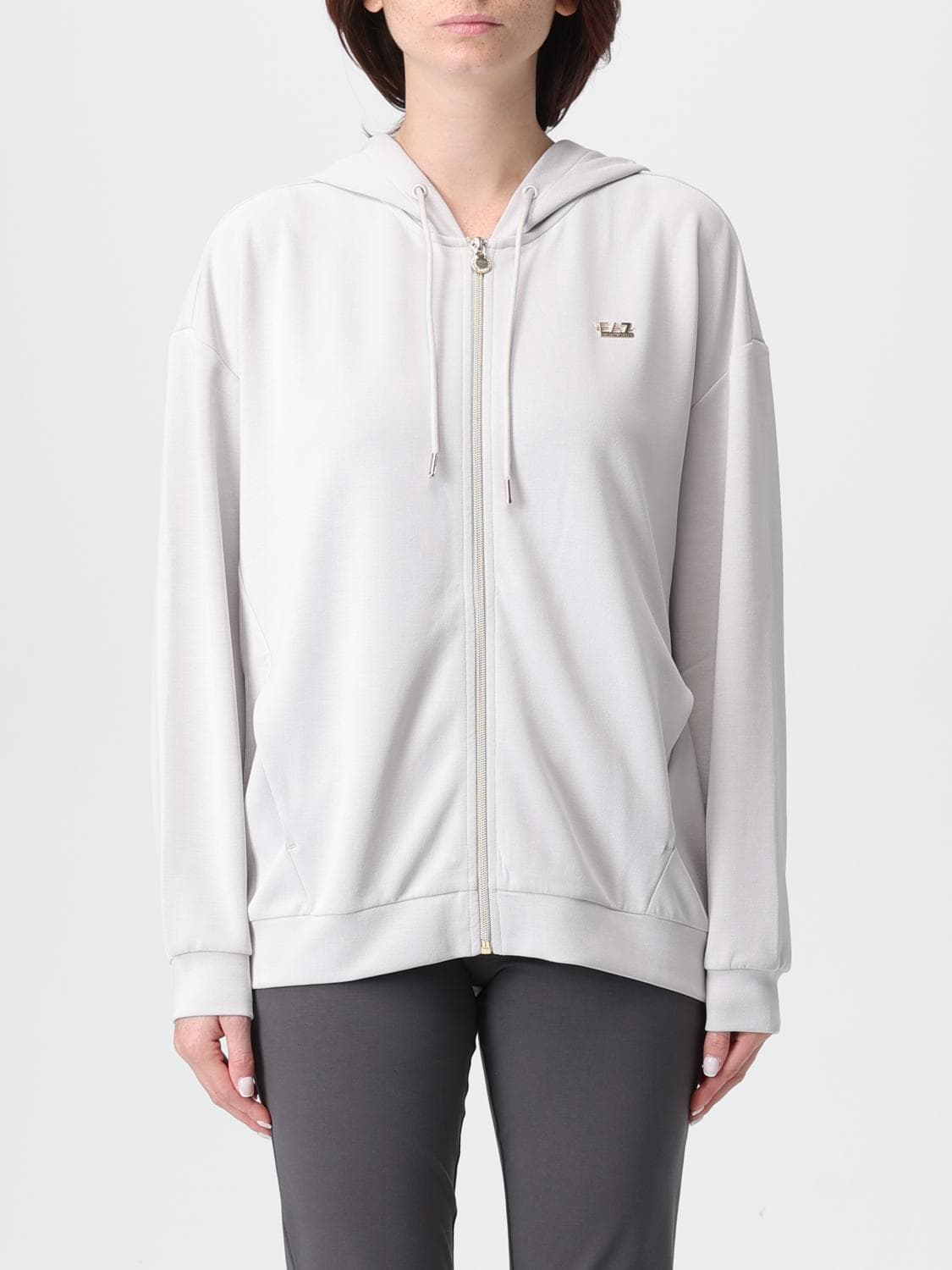 Ea7 Sweatshirt Woman color Ice