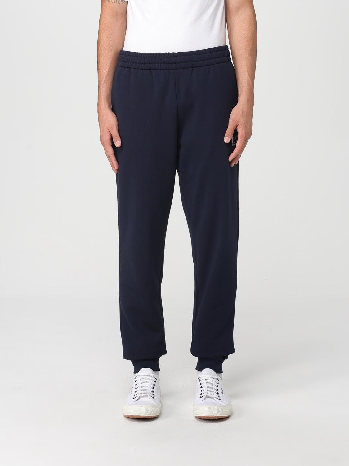Ea7 Pants Men color Blue