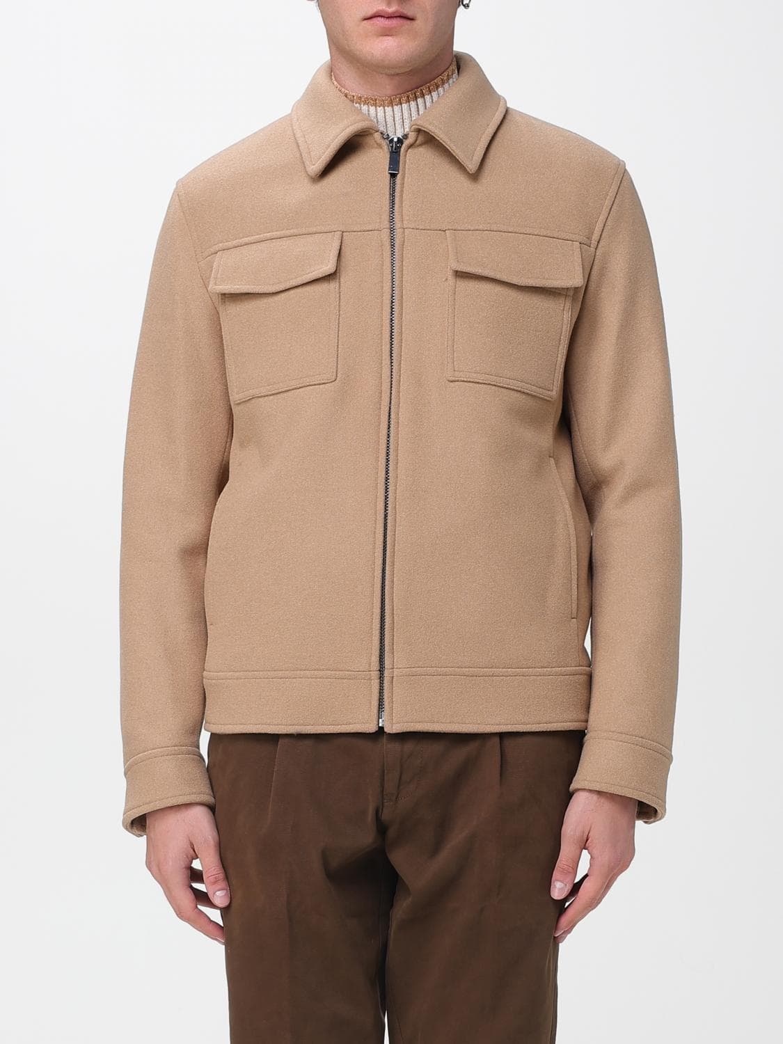 Manuel Ritz Jacket Men color Camel