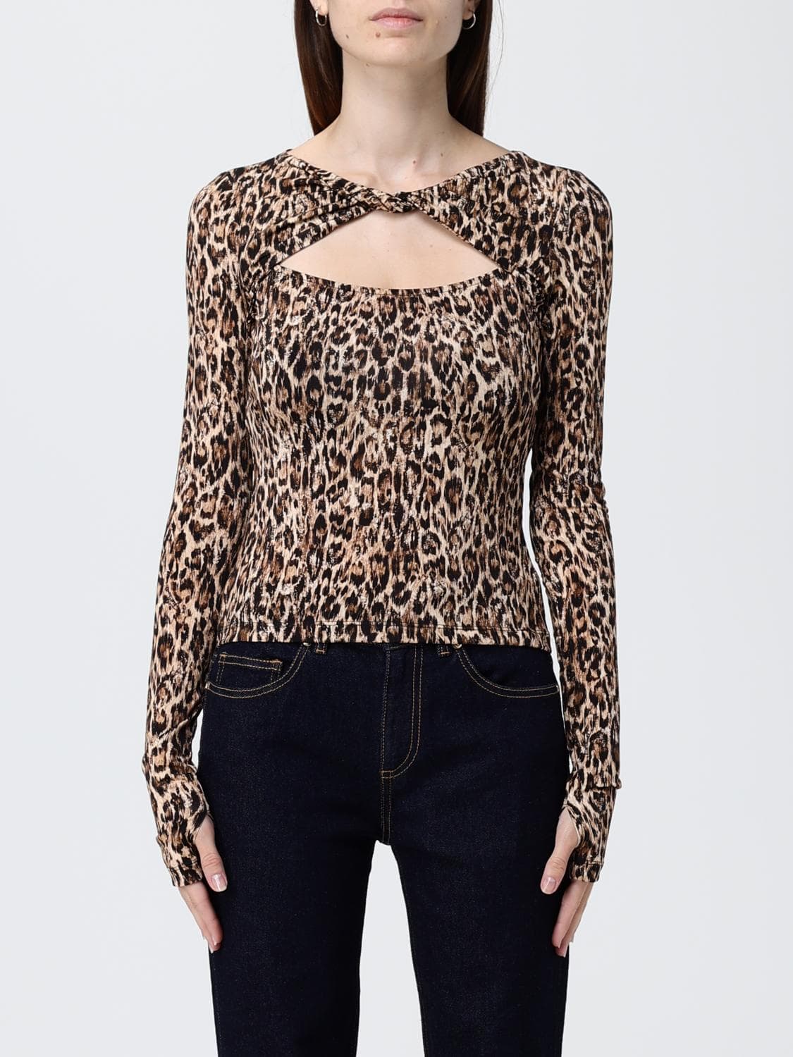 Just Cavalli Top Woman color Beige