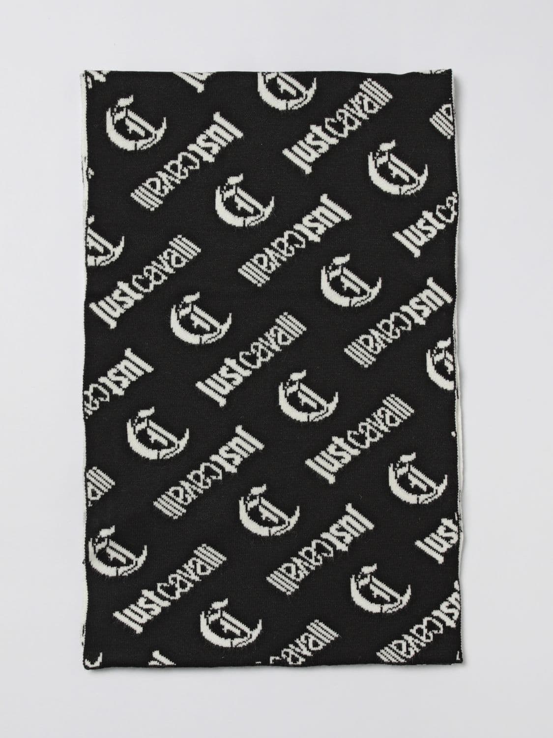 Just Cavalli Scarf Men color Black · OS