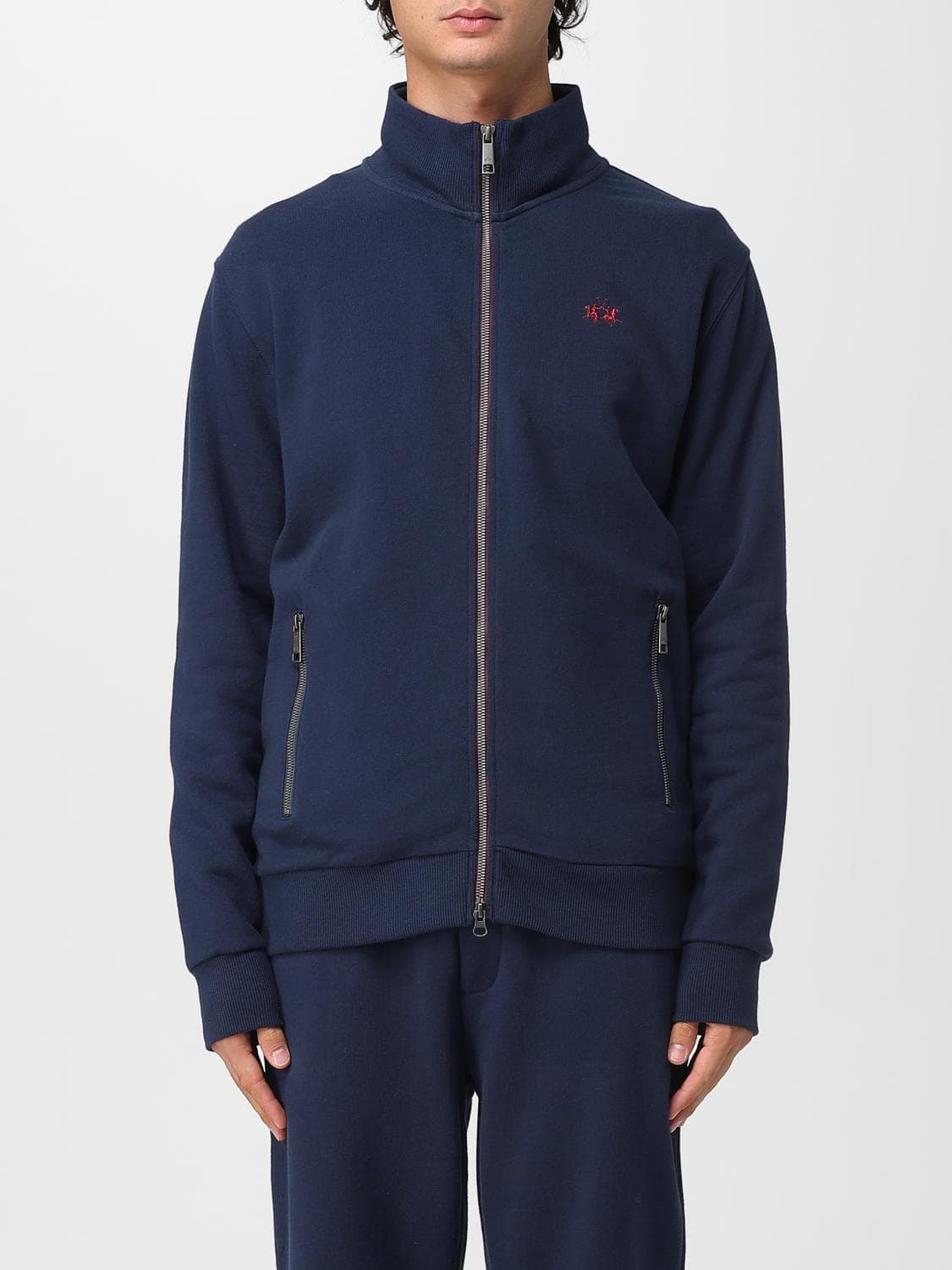 La Martina Sweatshirt Men color Blue