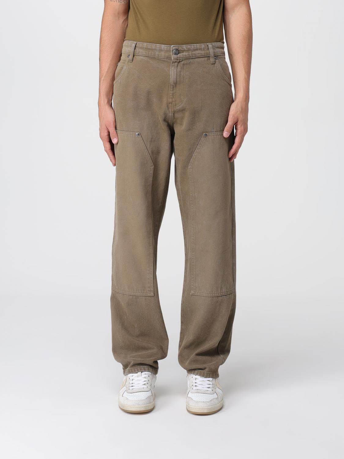 Just Cavalli Pants Men color Green