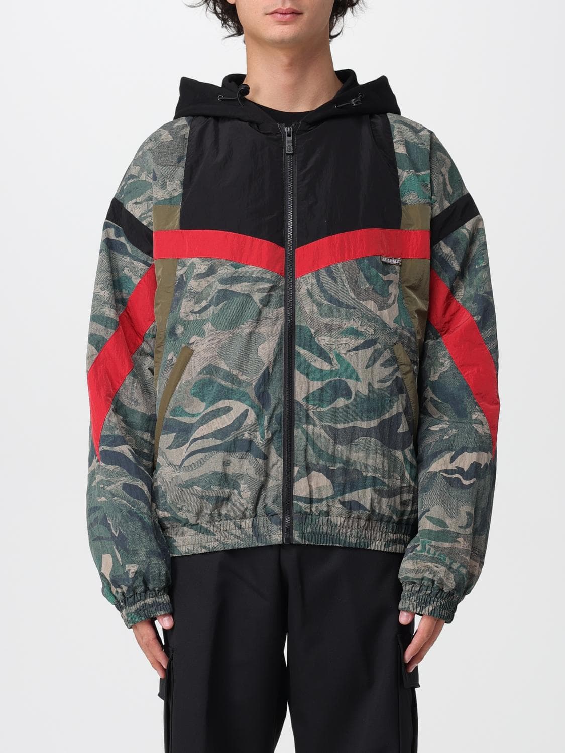 Just Cavalli Jacket Men color Green