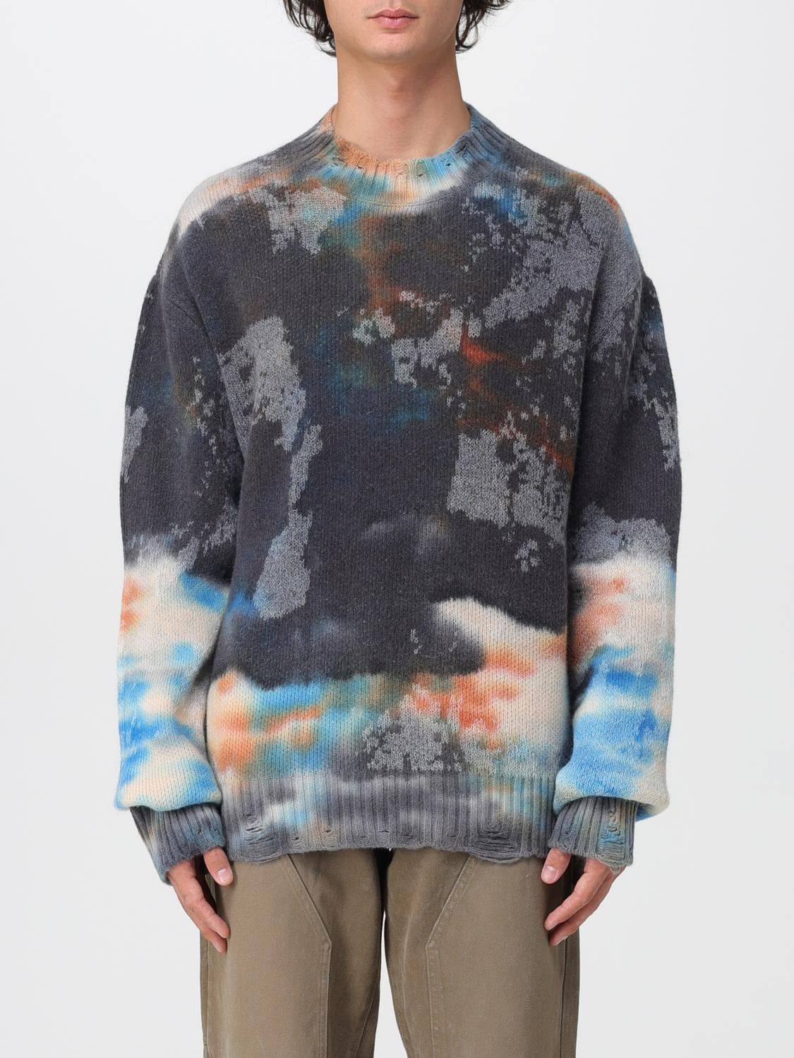 Just Cavalli Sweater Men color Multicolor