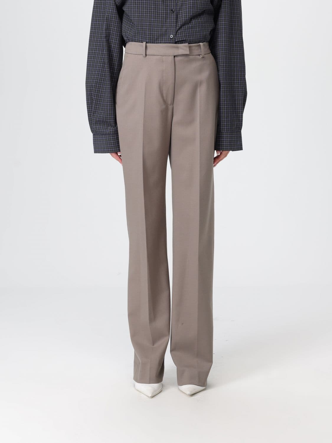 The Frankie Shop Pants Woman color Beige