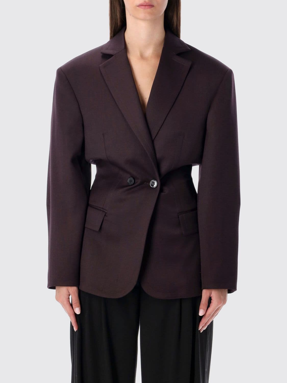 Magda Butrym Jacket Woman color Violet