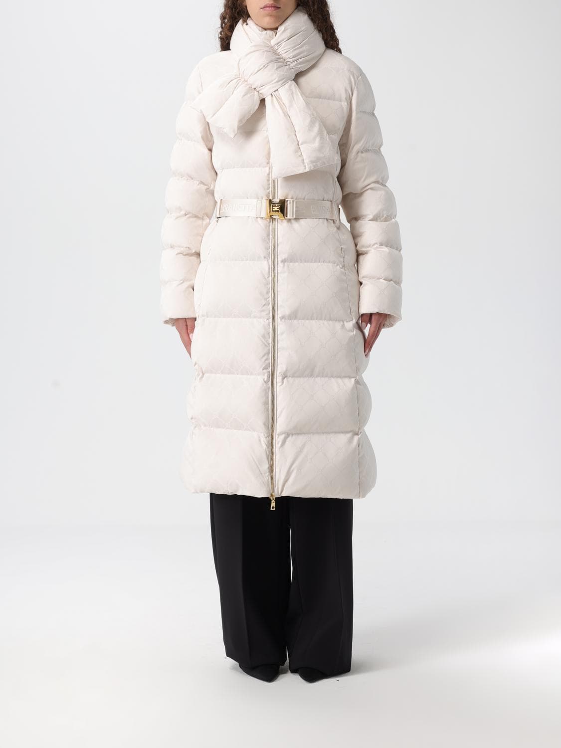 Elisabetta Franchi Jacket Woman color Milk · 40