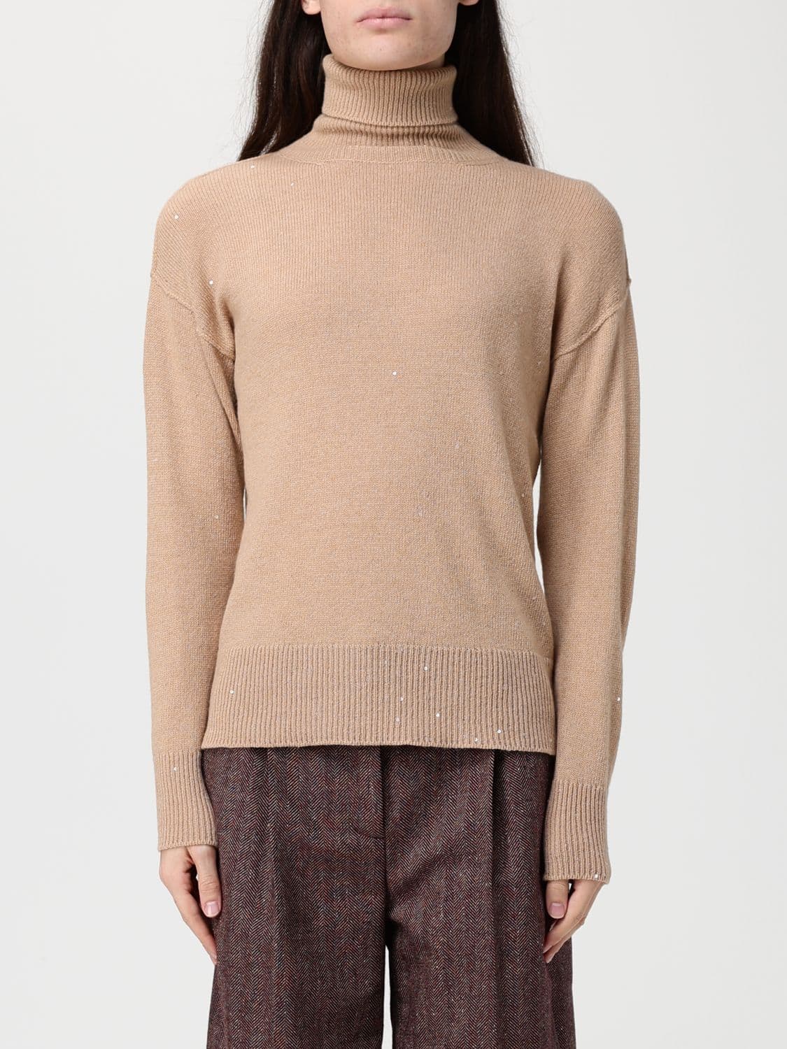 Lorena Antoniazzi Sweater Woman color Brown