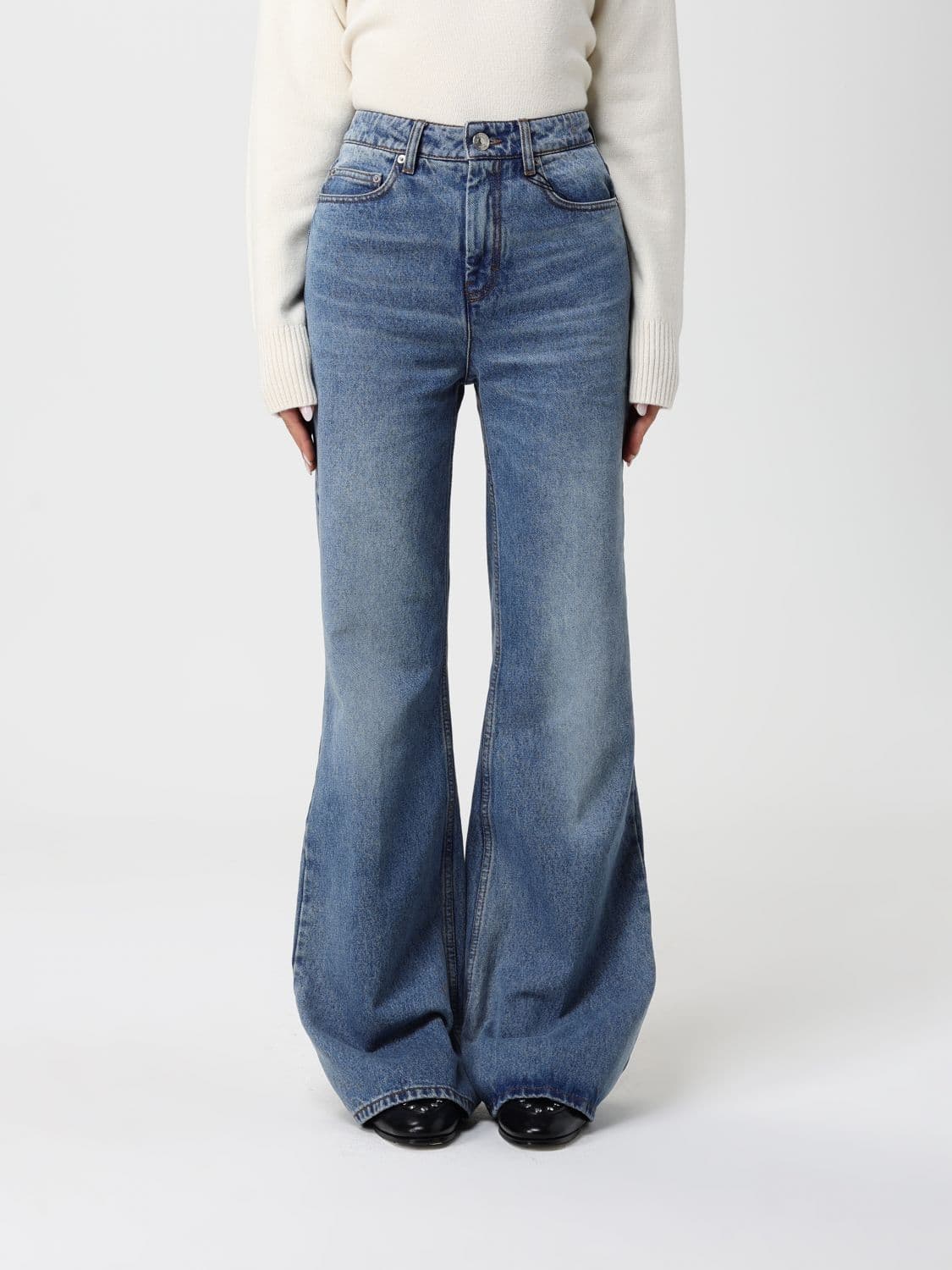 Ami Paris Jeans Woman color Blue