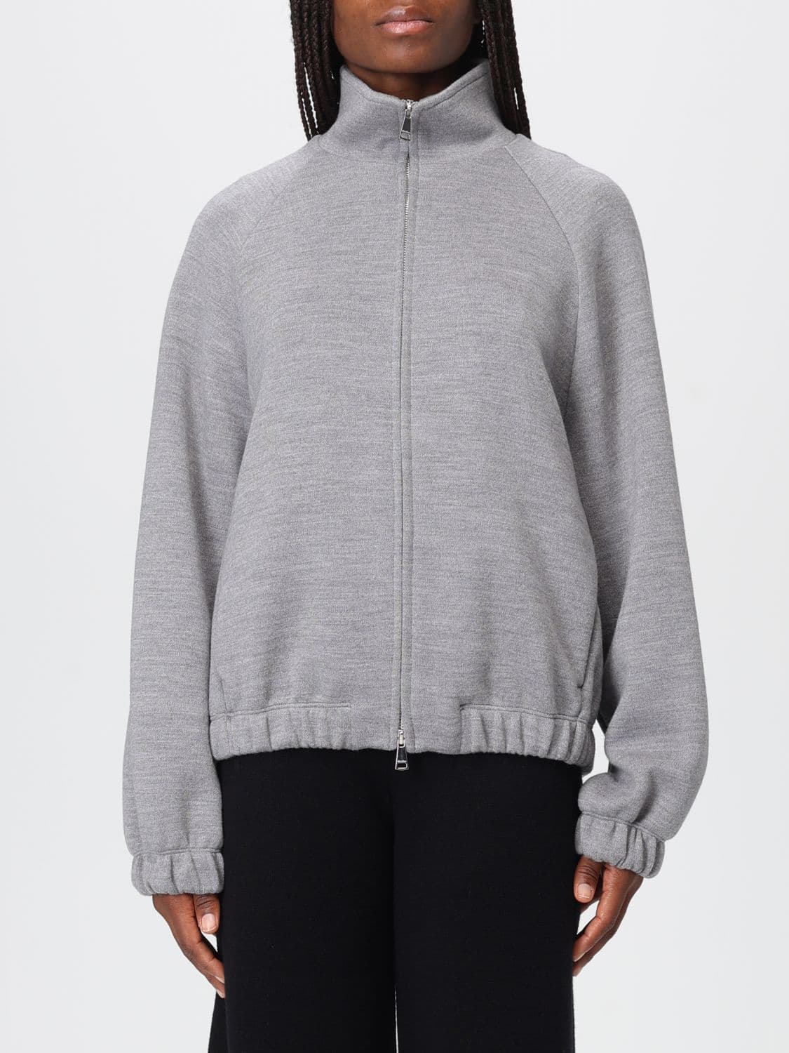 Max Mara Sweatshirt Woman color Grey