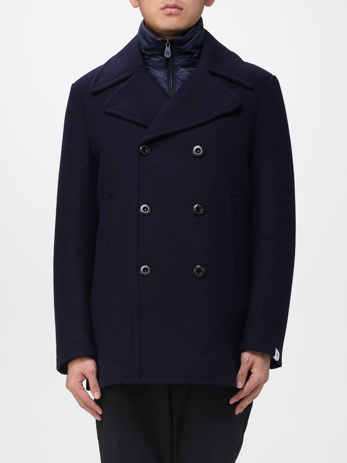 Peuterey Coat Men color Blue