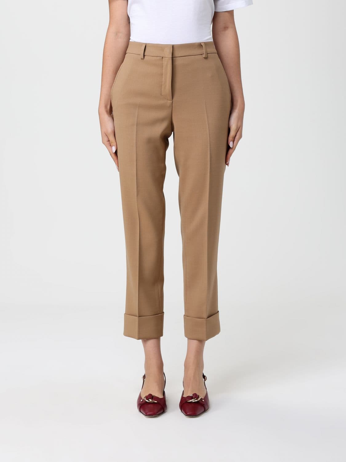 Incotex Pants Woman color Beige