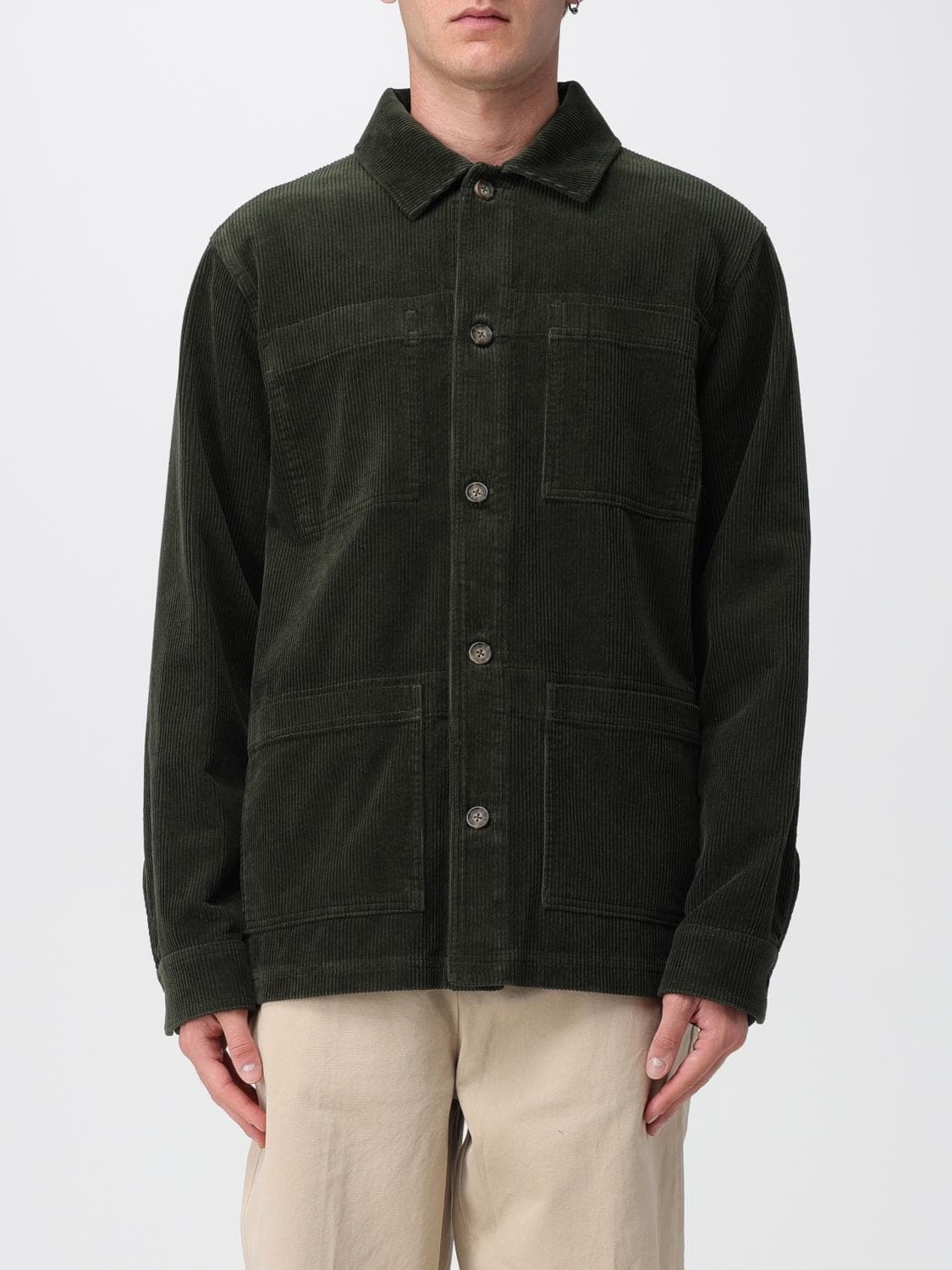 Sebago Jacket Men color Bottle Green