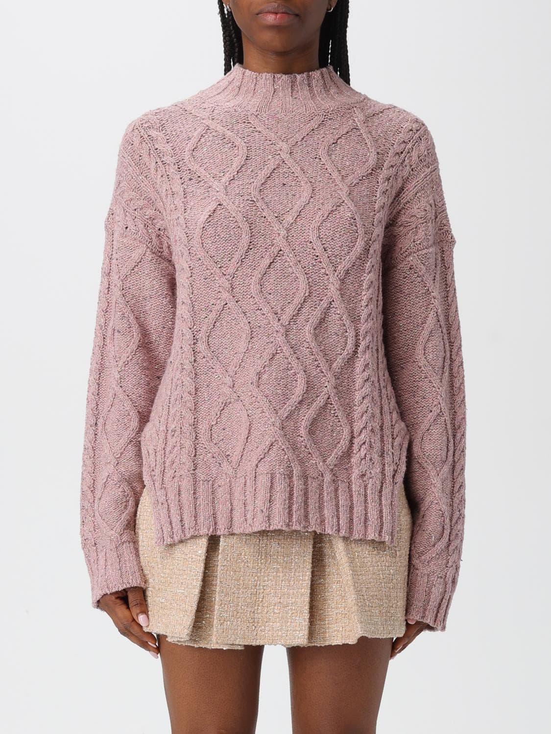 Twinset Sweater Woman color Pink · L