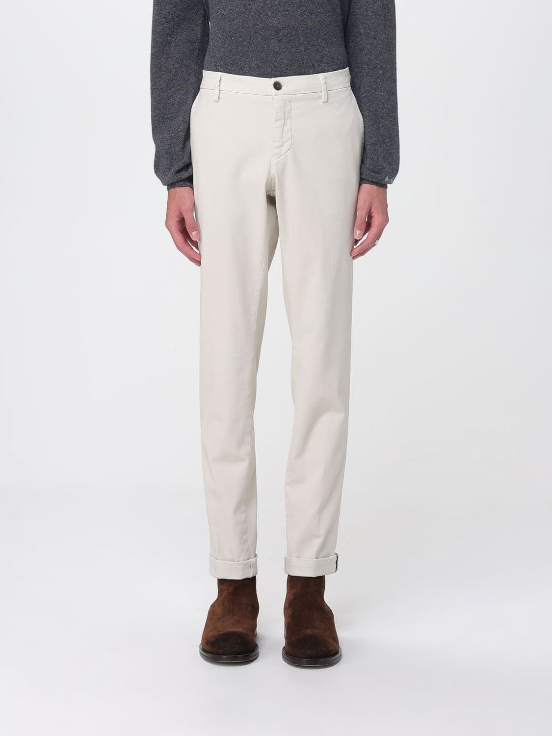 Mason's Pants Men color White