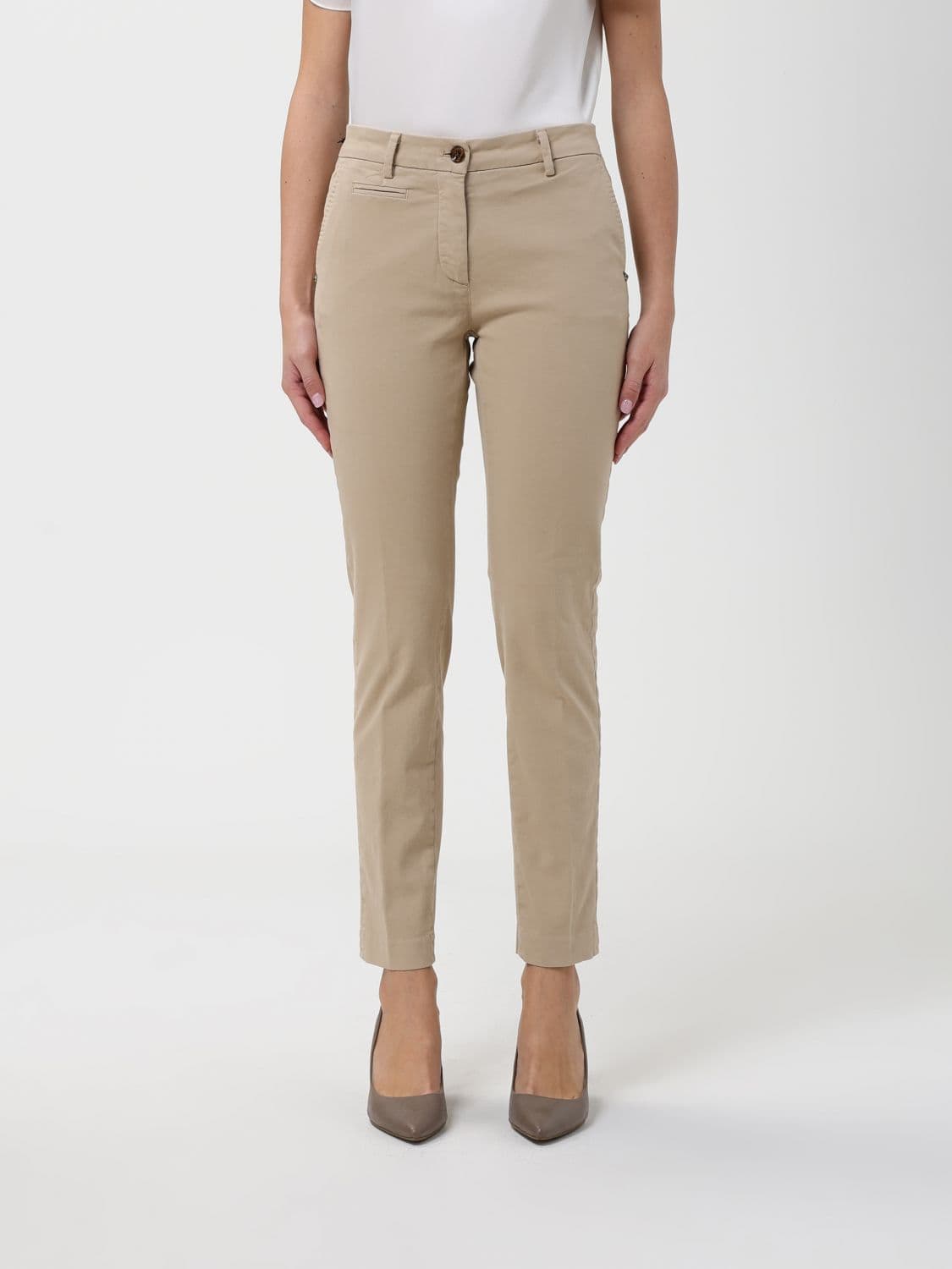 Mason's Pants Woman color Yellow Cream