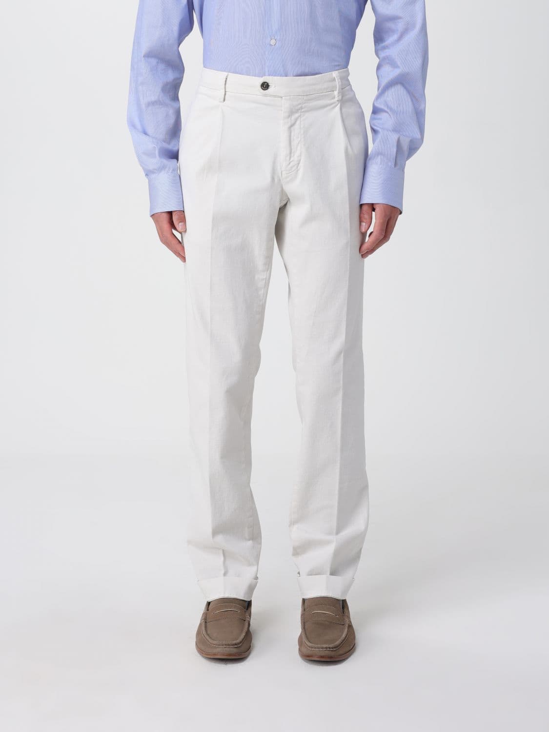 Mason's Pants Men color White