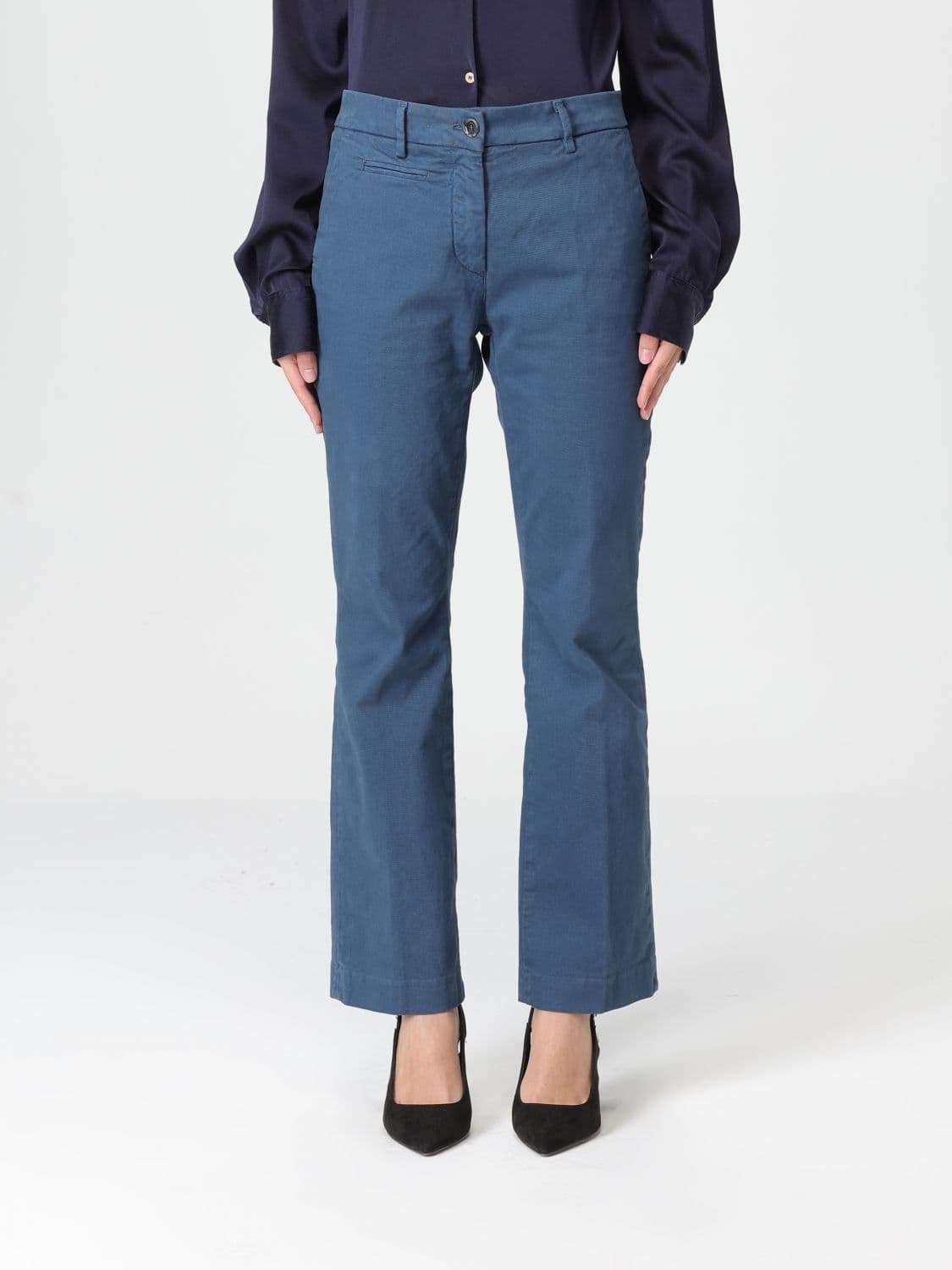 Mason's Pants Woman color Gnawed Blue