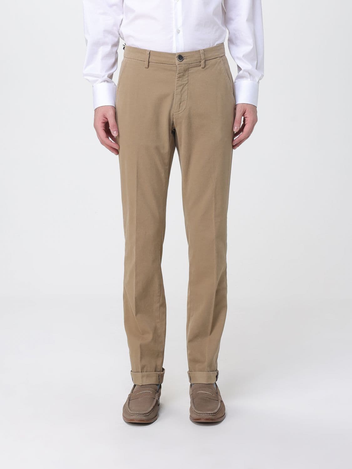 Mason's Pants Men color Beige