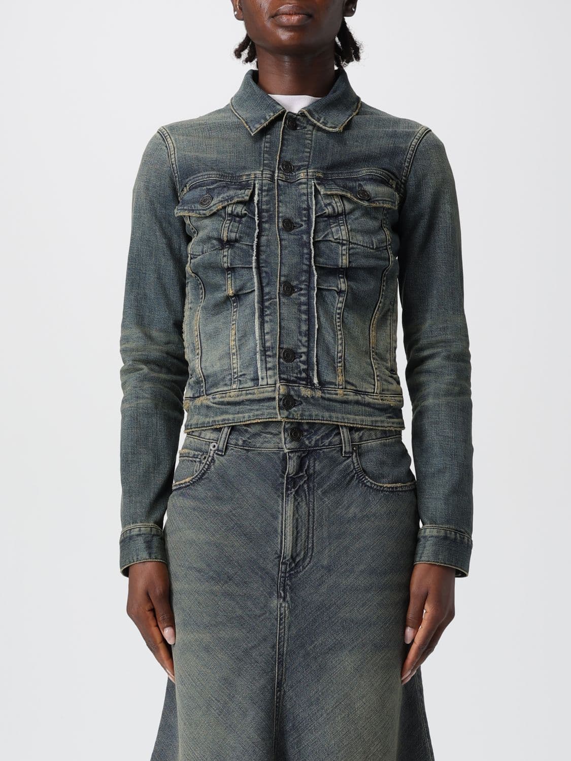 Balenciaga Jacket Woman color Blue