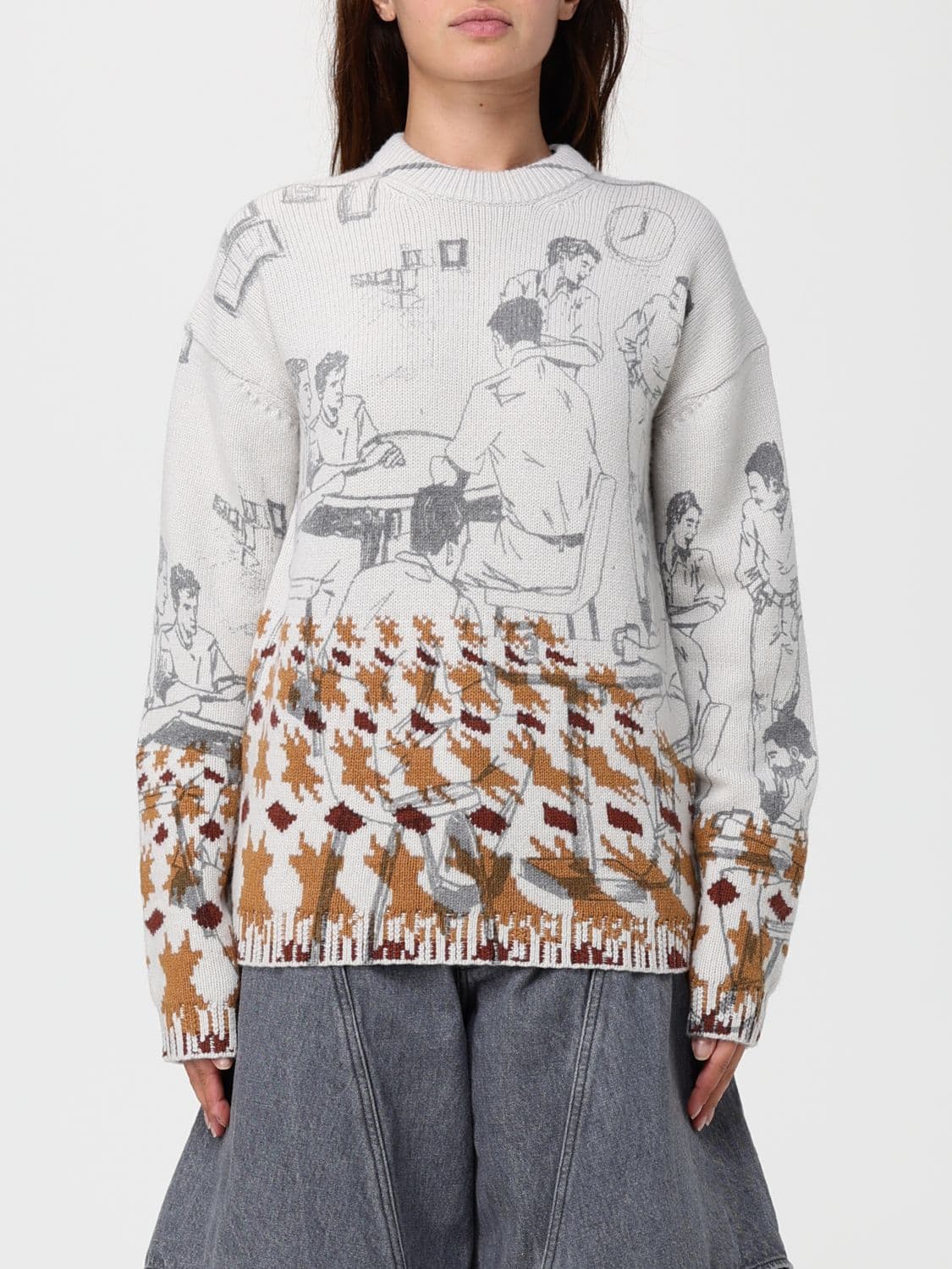 Jw Anderson Sweater Woman color Grey