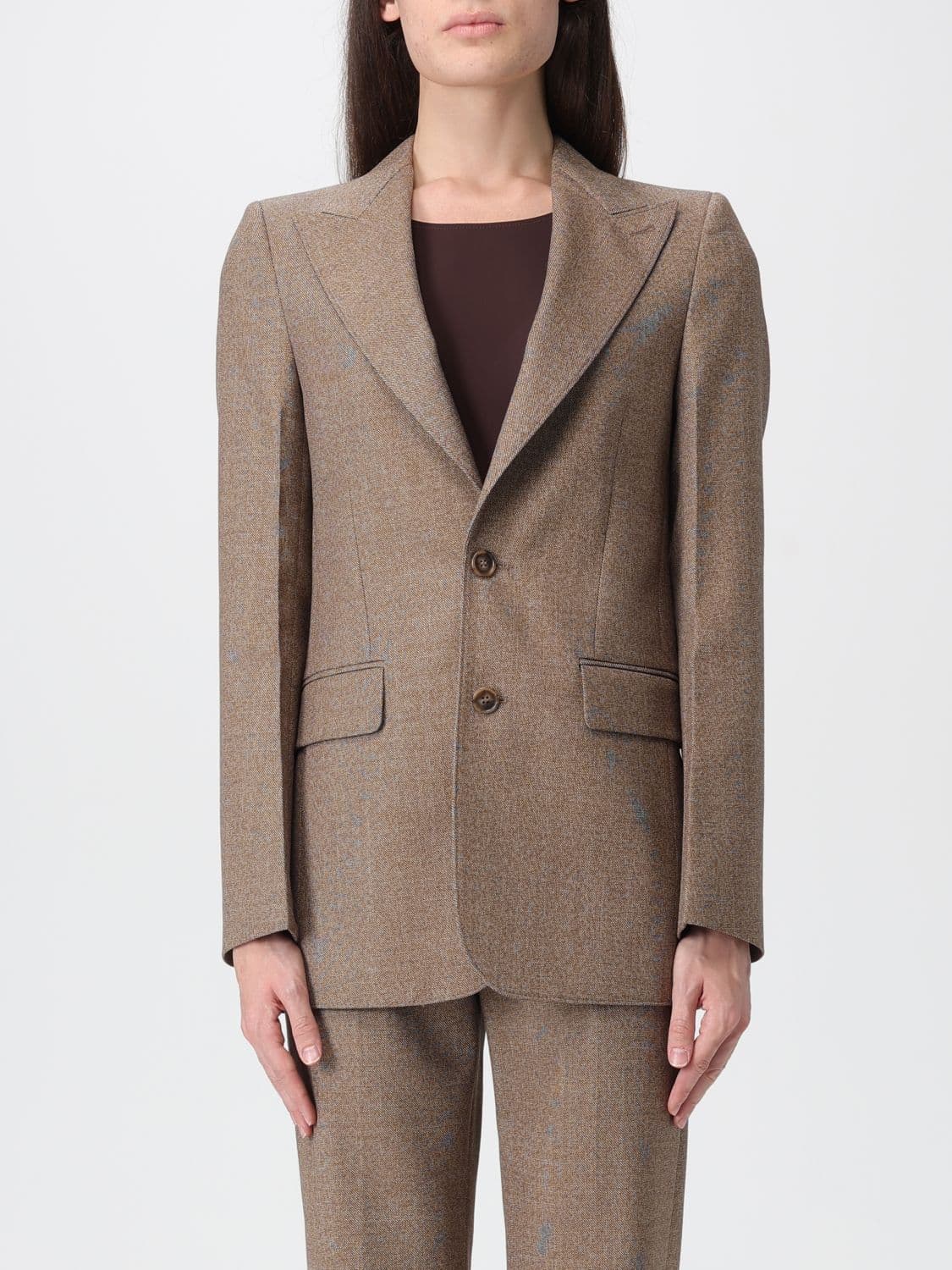Mm6 Maison Margiela Jacket Woman color Dove Grey