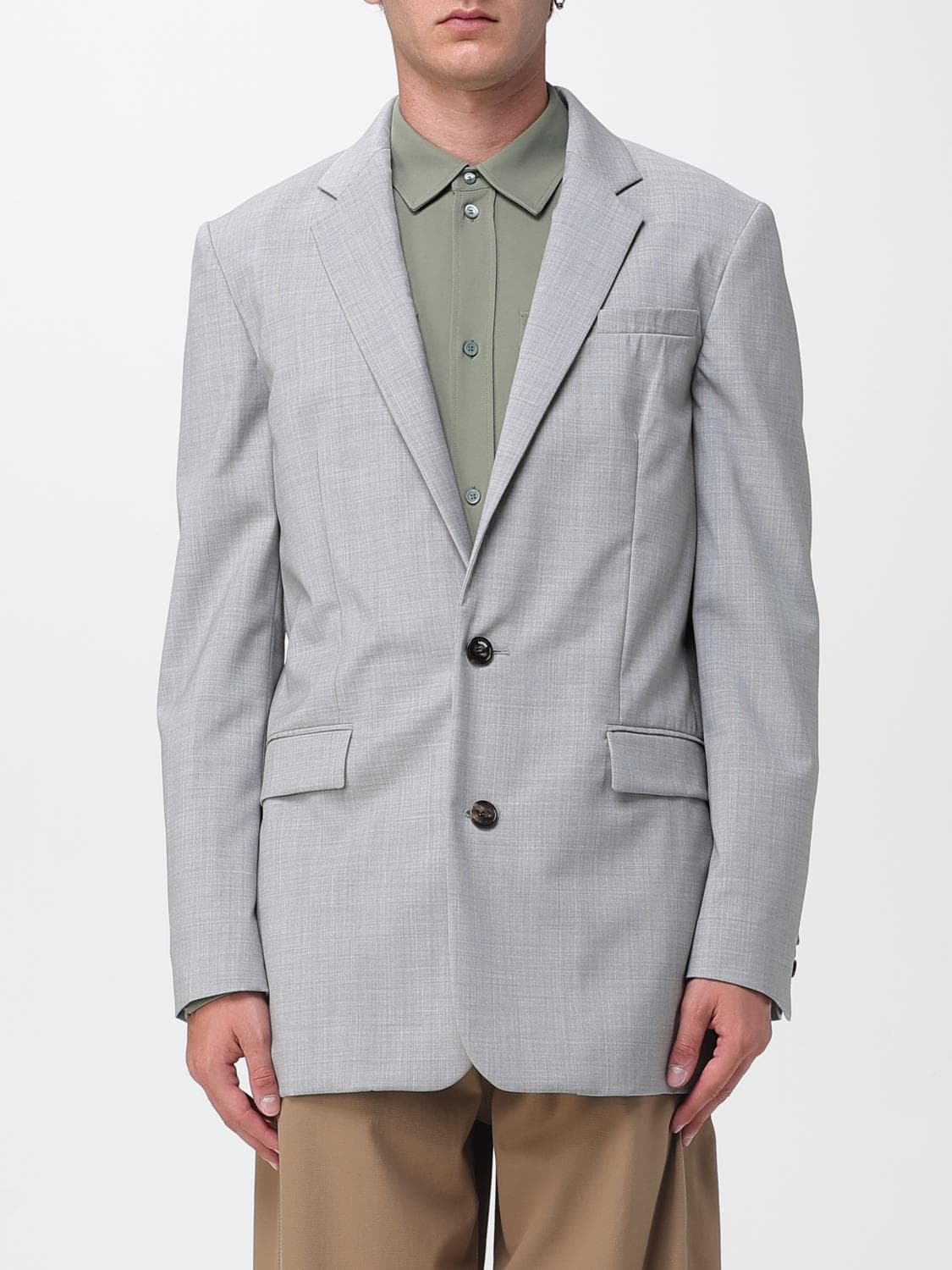 Loewe Jacket Men color Grey · 48
