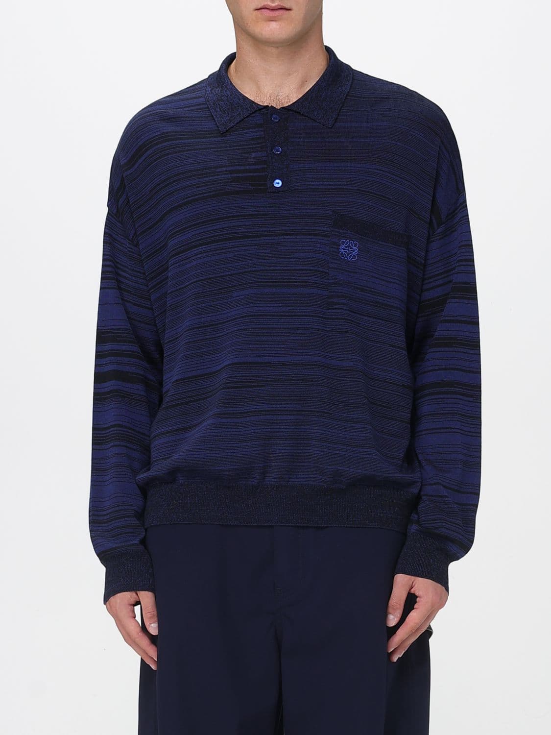 Loewe Polo Shirt Men color Blue