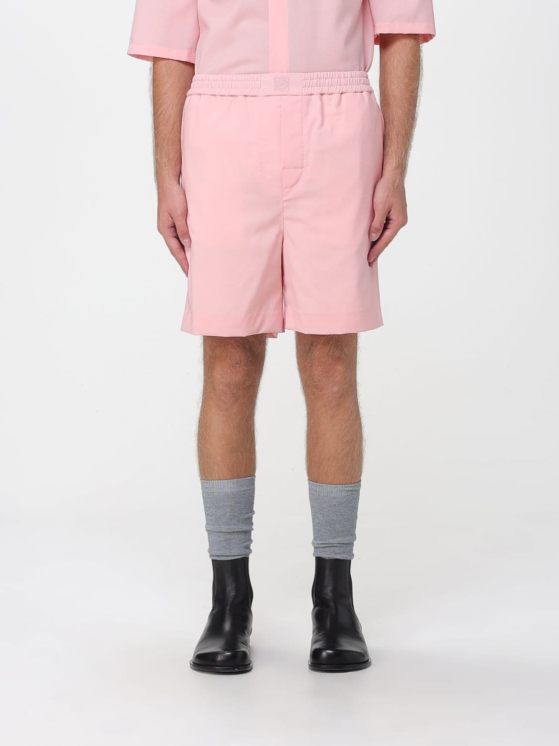 Loewe Shorts Men color Pink
