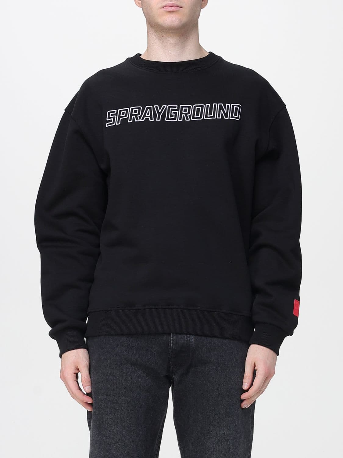 Sprayground Sweatshirt Men color Black