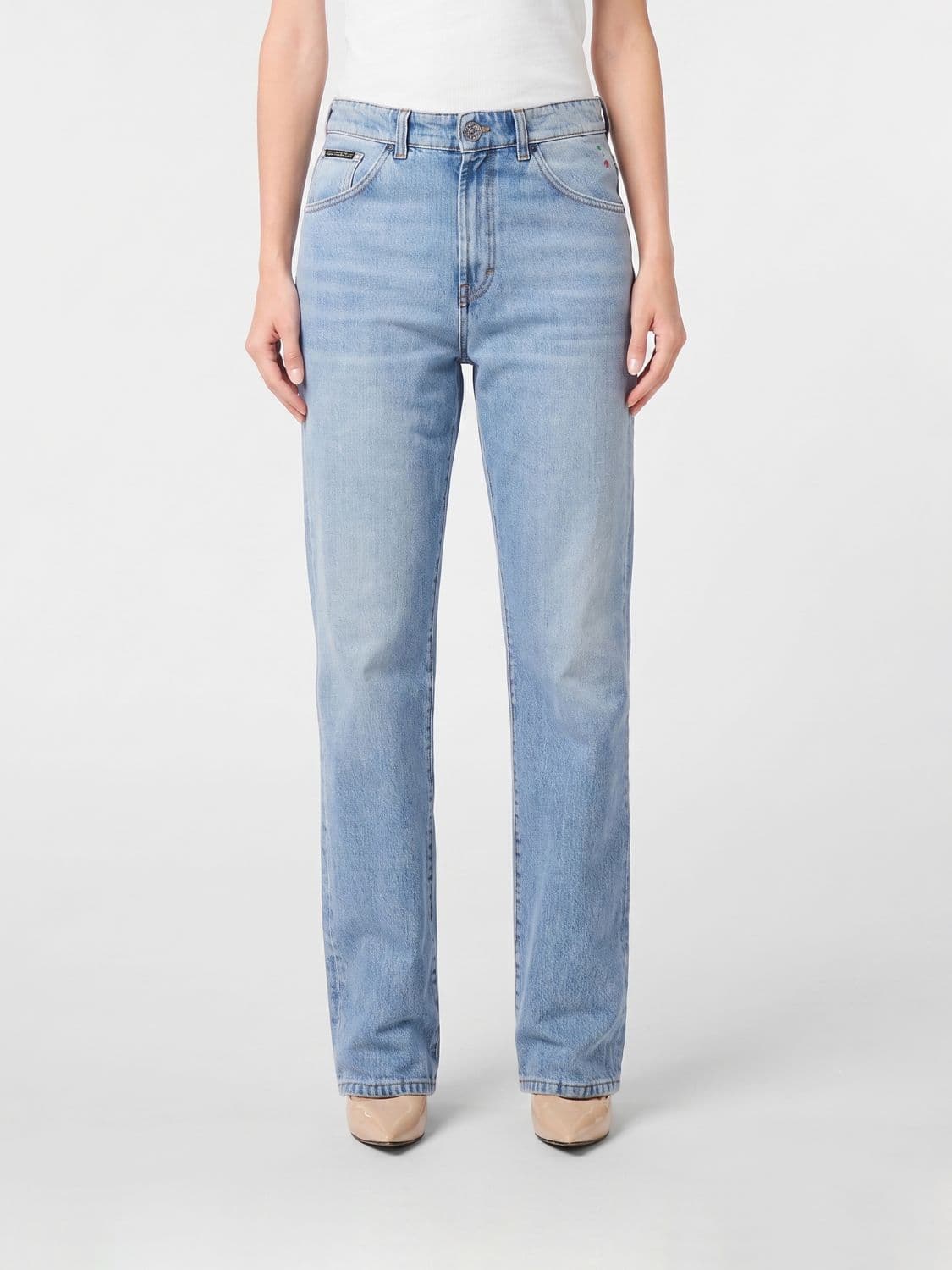 Philipp Plein Jeans Woman color Denim · 26