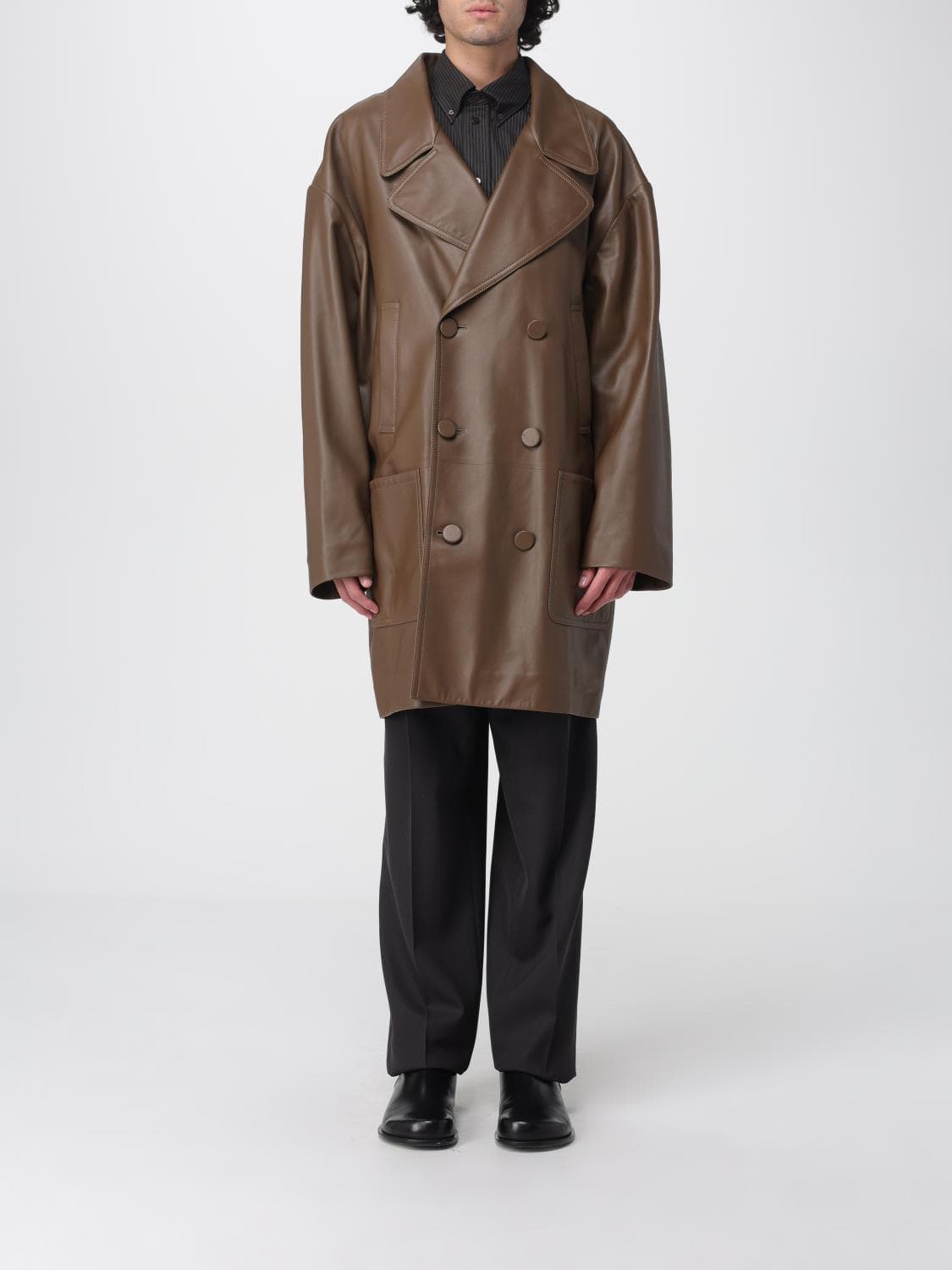 Fendi Jacket Men color Walnut