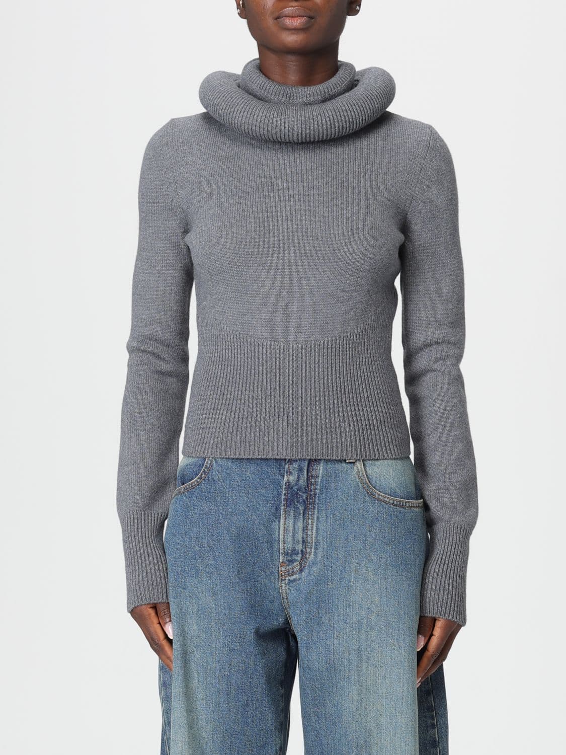 Alaïa Sweater Woman color Grey · 38