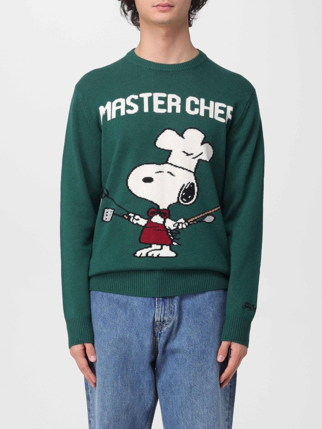 Mc2 Saint Barth Sweater Men color Forest Green · S