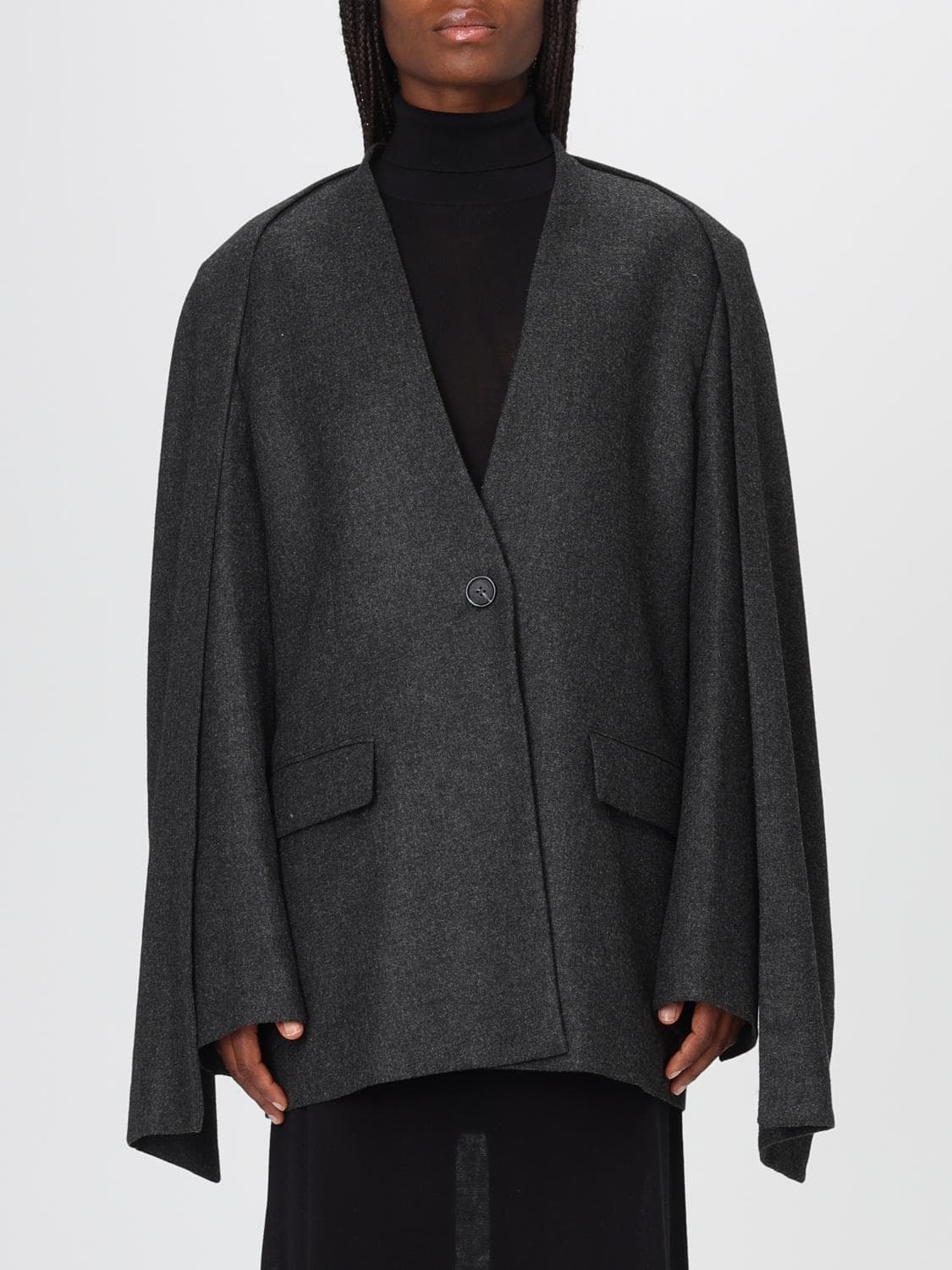 Toteme Coat Woman color Grey