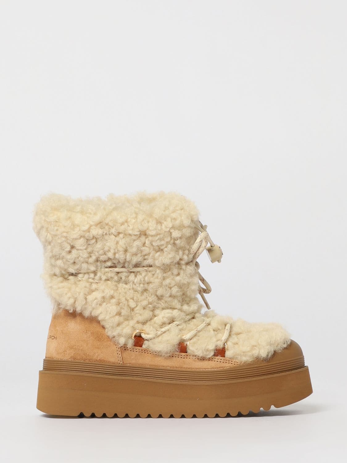 Tory Burch Boots Woman color Beige