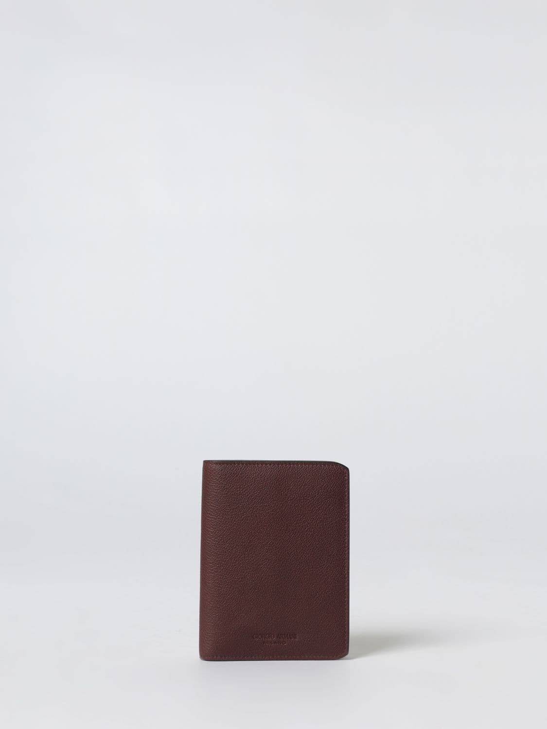 Giorgio Armani Wallet Men color Burgundy