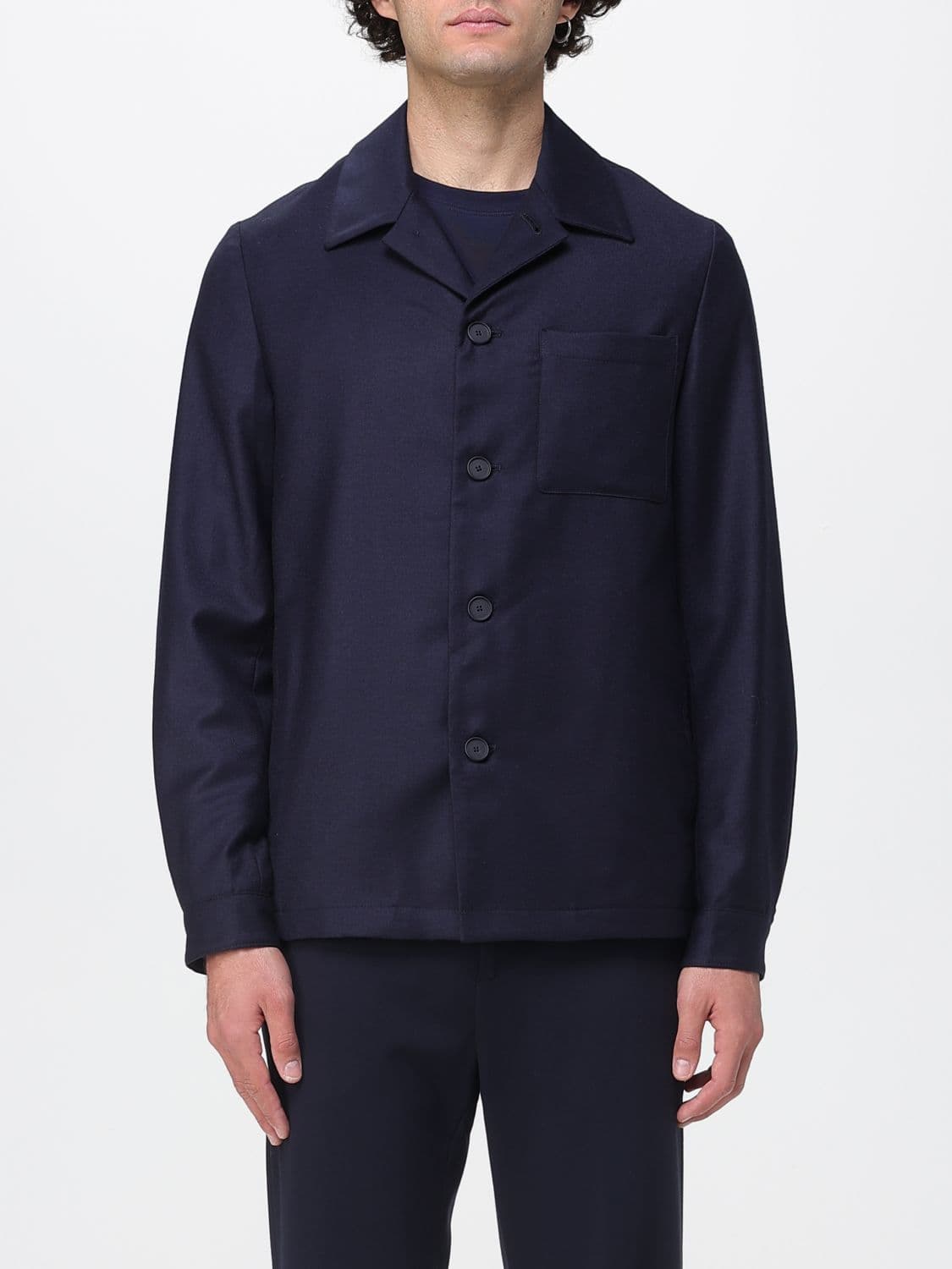 Manuel Ritz Jacket Men color Blue