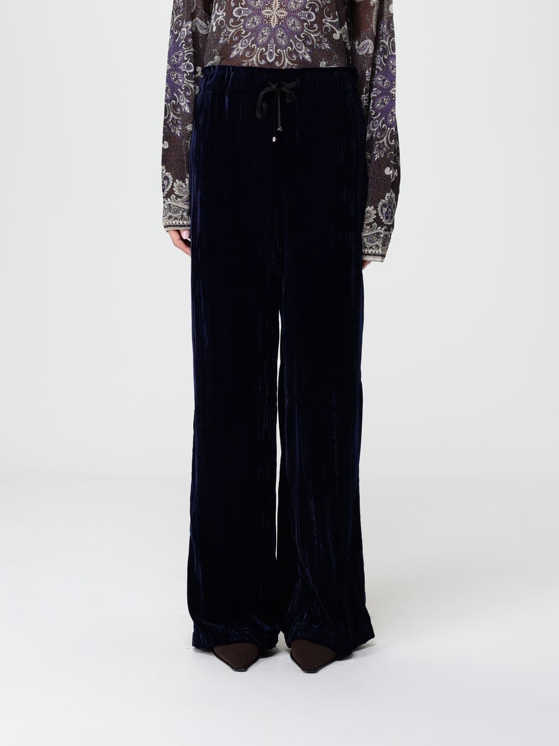 Liu Jo Pants Woman color Marine · 44