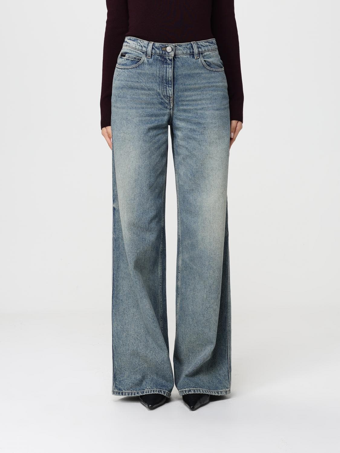 Courrèges Jeans Woman color Blue