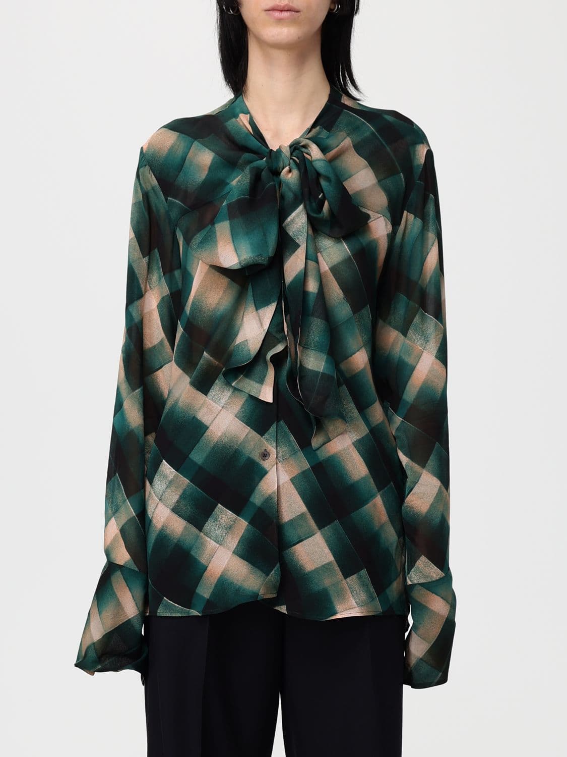 Dries Van Noten Shirt Woman color Green