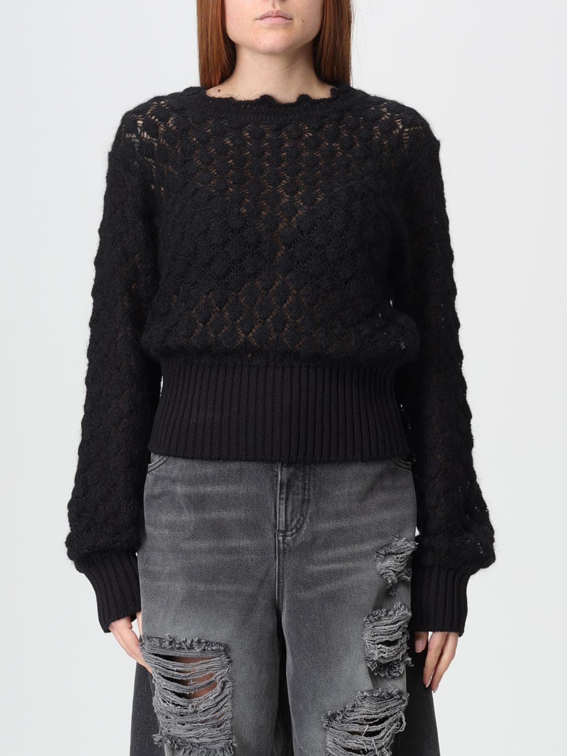 Blumarine Sweater Woman color Black